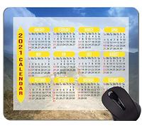 Yanteng Mouse Pad 2021 Calendar, The Scenery Country Alfombrilla de ratón