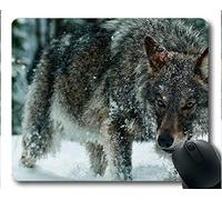 Yanteng Mousemat, Yellow Eyes Moon Wolf Gaming Mouse Pads (Multicolor)
