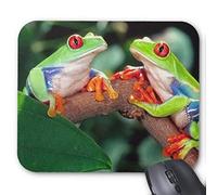 Yanteng Pareja de Rana de árbol de Ojos Rojos de Roger's Inc, Agalychinis Callidryas, Alfombrilla de ratón