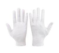 yanwuwa 2. Guantes de pantalla de algodón transpirable, ligeros, unisex, para trabajo al aire libre y operaciones telefónicas, guantes táctiles para pantalla, blanco, Talla única