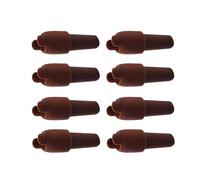 yanwuwa 8 tapones de silicona de doble sellado para botellas de vino con mango fácil de tirar para conservaciones seguras, tapones de picnic