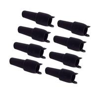 yanwuwa 8 tapones de silicona de doble sellado para botellas de vino con mango fácil de tirar para conservaciones seguras, tapones de picnic