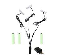yanwuwa Batería 3 en 1 USB/tipo C para reutilizar 2AA LR6 AM3, batería de repuesto 2AA para recortadora de barba, cepillo de dientes, juguetes, soporte LED AA con interruptor
