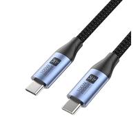 yanwuwa Cable USB C a USB C 3.2 Gen 2 de función completa PD100W de carga rápida y transferencia de datos de 20 Gbps para teléfonos, portátiles, conectores macho a macho