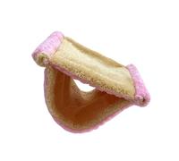 yanwuwa Cama colgante de moda para hámsteres, patrón colorido, forro polar, accesorio decorativo para mascotas, cómodo hamacas de instalación rápida