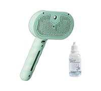 yanwuwa Cepillo aplicador de champú sin agua para mascotas con cerdas suaves para masaje suave y protección de la piel, peine hidratante para mascotas