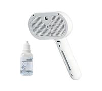 yanwuwa Cepillo aplicador de champú sin agua para mascotas con cerdas suaves para masaje suave y protección de la piel, peine hidratante para mascotas