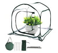 yanwuwa Cubierta de refugio de plantas aislada multiusos para plántulas, exhibición de flores, uso interior de balcón, materiales de PVC reciclables, cubierta transparente para el crecimiento de