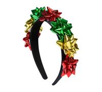 yanwuwa Diadema festiva de Navidad con tocados de tamaño ajustable, decoración para el cabello para fiestas de vacaciones y reuniones familiares