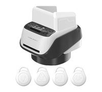 yanwuwa Distribuidor de cartas recargable, máquina automática de barajar naipes, herramienta de repartir barajado para fiestas en casa, máquina automática de barajar