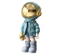 yanwuwa Estatua de astronauta de resina grande para decoración del hogar, estante de entrada, estante de escritorio, estatua de astronauta de resina