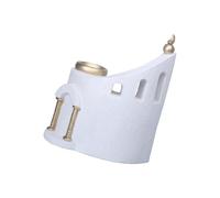 yanwuwa Figura artística de resina de castillos de lunas árabes con diseño cultural para decoración del hogar y la oficina, decoración de mesa