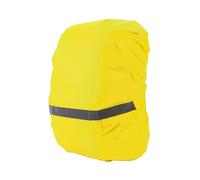 yanwuwa Funda impermeable para mochila con tira reflectante para senderismo, equitación, escalada, portátil, de poliéster, Amarillo, Small