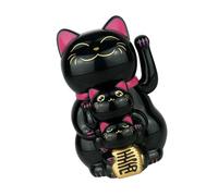 yanwuwa Gatos de la suerte agitando el brazo solar agitando gatos, llamando a los gatos que dan la bienvenida a los gatos, como decoración de buena suerte para el hogar, la oficina