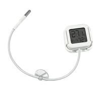 yanwuwa Herramienta de control de temperatura y humedad para acuarios, con cambio de grados Celsius, ideal para peceras, acuarios de agua salada, monitor digital de temperatura de peces, higrómetro de