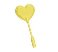 yanwuwa Innovadores organizadores de tarjetas, funda moderna para tarjetas, sin pago, clip en corazón, divertidos diseños de varita, funda moderna, Amarillo, One Size, Mass Beauty