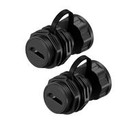 yanwuwa IP68 HDTV Acoplador de enchufe directo conector hembra 4K mamparo adaptador para transmisión de sonido claro y video impermeable