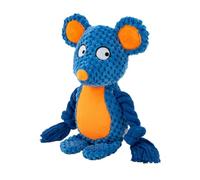 yanwuwa Juguete masticable de peluche duradero para perros con ruido chirriante para participar en juegos divertidos y cuidado dental, fácil de limpiar a mano