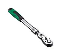 yanwuwa Llave de trinquete de 3/8 1/4 1/2 pulgadas de liberación rápida, adaptador de enchufe reversible, extensión ergonómica de trinquete