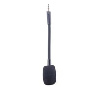 yanwuwa Micrófono para auriculares con cancelación de ruido de 3,5 mm, diseño de boom desmontable, juego de placa dorada