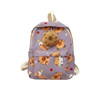 yanwuwa Mochila de dibujos animados Capybara para niños, diseño delicado y cómodo, mochila escolar informal para estudiantes, Dp