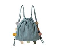 yanwuwa Mochila de gran capacidad con doble correa para el hombro, mochila para niños y niñas, paquete versátil para dinero en efectivo, monedero de juguete, verde oscuro