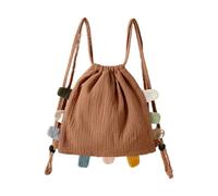 yanwuwa Mochila de gran capacidad con doble correa para el hombro, mochila para niños y niñas, paquete versátil para dinero en efectivo, monedero de juguete, fucsia