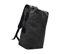 yanwuwa Mochila de viaje con diseño de cubo de agua, bolsa de ciclismo, tela de lona gruesa, unisex, para actividades al aire libre, organizador de revistas, Color negro., Talla única