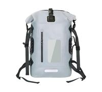 yanwuwa Mochilas ergonómicas de camping, impermeables, reflectantes, para actividades al aire libre, mallas permeables, senderismo, gris, 30L