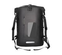 yanwuwa Mochilas ergonómicas de camping, impermeables, reflectantes, para actividades al aire libre, mallas permeables, senderismo, Negro, 30L