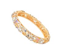 yanwuwa Romance - Cadena de mano de aleación de Zn con diamantes de imitación brillantes, varios colores, decorada, One Size, como se describe