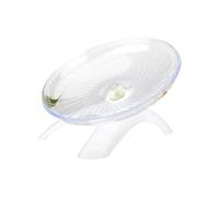 yanwuwa Rueda compacta para jerbo de ejercicio, jaula de poliestireno a prueba de puntas, disco para correr, juguete de actividad silencioso para mascotas contra punta de hámster