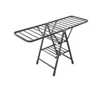 yanwuwa Secadora de ropa portátil compacta con paneles extendidos, ruedas suaves, espacios pequeños, multifuncional, plegable, con varillas resistentes al viento