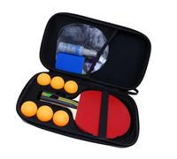 yanwuwa Soporte de pala de tenis de mesa resistente, anticolisión, funda de transporte, peso ligero, impermeable, bolsa deportiva, portátil, doble