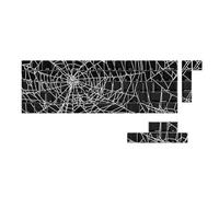 yanwuwa Spiders Web - Teclas de altura originales de 64/74 teclas brillantes a través de teclas retroiluminadas para teclado mecánico 60 61 63 64 65 67 teclas de impresión lateral