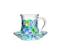 yanwuwa Vaso para beber con intrincadas partículas pintadas a mano, vajilla de alta calidad para clientes exigentes, vaso de cóctel artesanal