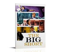YANXIAOYUOZDS Póster de película The Big Short para decoración de habitación, 50 x 75 cm, estilo marco-11