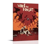 YANXIAOYUOZDS Póster de película Wake in Fright para decoración estética de habitación, 60 x 90 cm, estilo marco