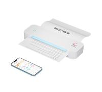 yanxio Impresoras portátiles inalámbricas para viajes, impresora portátil, impresora térmica sin tinta, compatible con papel térmico A4/8.5 x 11 pulgadas para oficina, viajes, hogar, compatible con