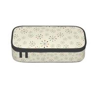 YANYU Absctract patrón geométrico espacio impresión conveniencia bolsa 8.3 x 2 x 3.7 pulgadas estilo para bolígrafos lápices objetos pequeños, negro, talla única, Negro 1, One size