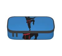 YANYU Karate Men - Estuche para lápices de 8.3 x 2 x 3.7 pulgadas, estilo para bolígrafos, lápices y objetos pequeños