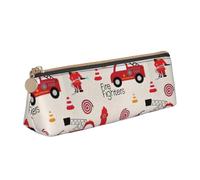 YANYU Little Boys and Girls in FireFighters - Estuche funcional para lápices, gran capacidad, 21 x 5 x 6 cm, con cremallera