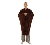 YANYUESHOP Traje de Capa con Capucha Budista de meditación Abrigo de Gran tamaño
