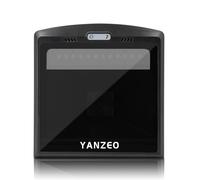 Yanzeo Escáner de código de barras de escritorio automático de alta velocidad omnidireccional manos libres 1D/2D QR escáner de plataforma