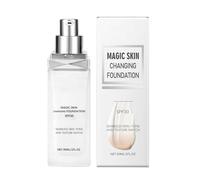 yanzisura Base líquida que cambia de color,Base que cambia de color - Base hidratante para tez cálida - Base facial de larga duración para mujeres para mamá, esposa y ancianas