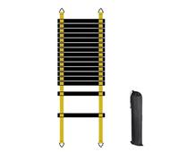 yanzisura Escalera de Agilidad | Equipo Deportivo Transportable y Universal - Conjunto de Escaleras de Velocidad para Fútbol,para Atletas de fútbol Atletismo de Pista y Campo Hockey bádminton y Tenis