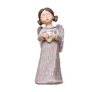yanzisura Estatuas de Resina de ángel, Figuras de ángel para Mujeres | Figuras de ángeles Elegantes en Memoria de la Amistad - Memorial de la Amistad para Mujeres, Figura curativa de decoración del
