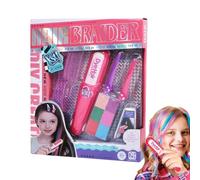 yanzisura Juguete para teñir el cabello temporal para niños, juego para teñir el cabello para niños | Set de coloración temporal del cabello Hair Chalk | Simule juguetes simulados de maquillaje de