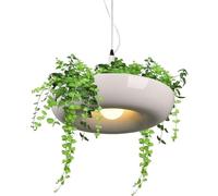 yanzisura Lámpara Colgante de Jardín | Lámpara Colgante para Plantas de Comedor | Iluminación Ambiental Minimalista para Interior Exterior Salón Dormitorio Cocina Oficina Restaurante Casa de Campo