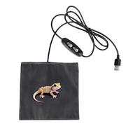 yanzisura Manta Calefactora para Reptiles, 15×15 Cm Tapetes Térmicos Terrarios, Manta Calefactora para Cama De Animales Pequeños, Almohadilla Térmica para Reptiles para Serpientes, Lagartos, Geckos